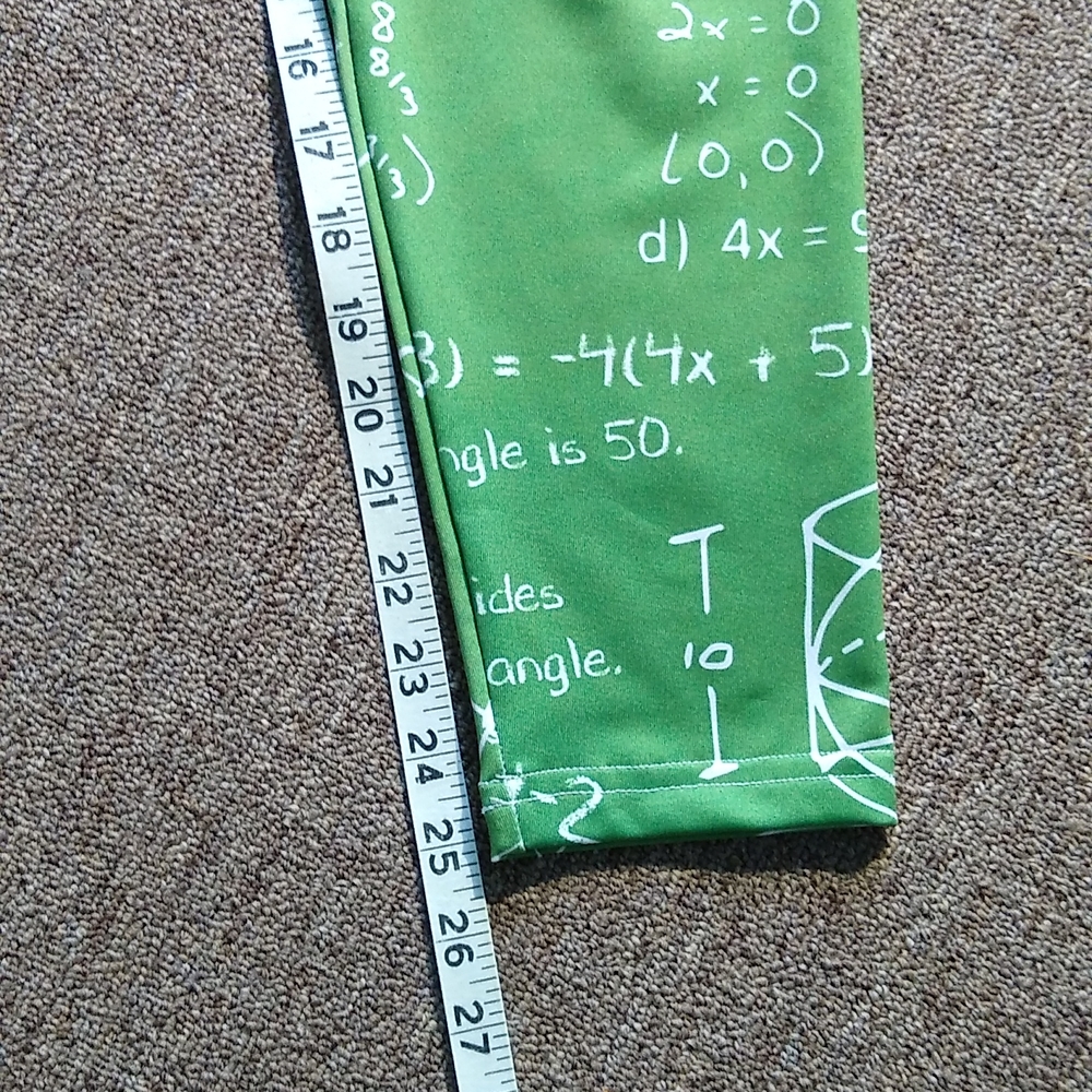 Green Math leggings - Picture 5 of 5